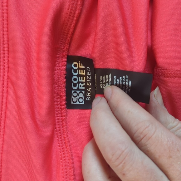 NWT Coco Reef Mesh Layer Ruffle Swimsuit Skort High Waisted Swim Skirt XL - Picture 4 of 9